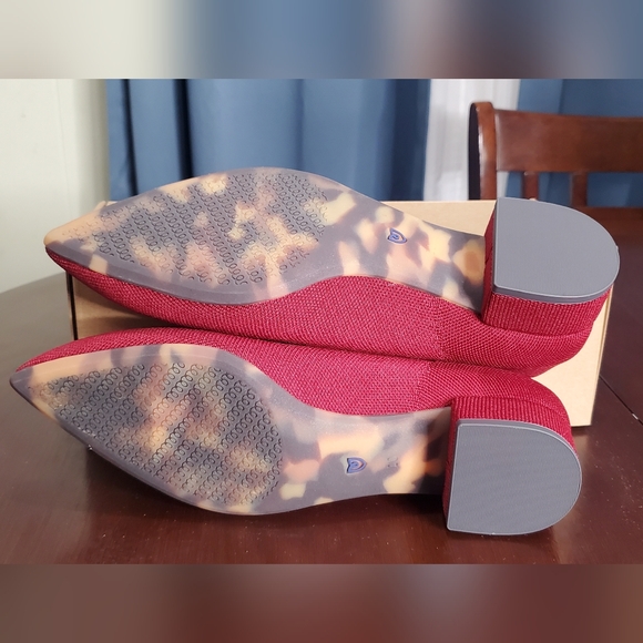 Rothy's Red Flats Elegant Loafers - Picture 4 of 10